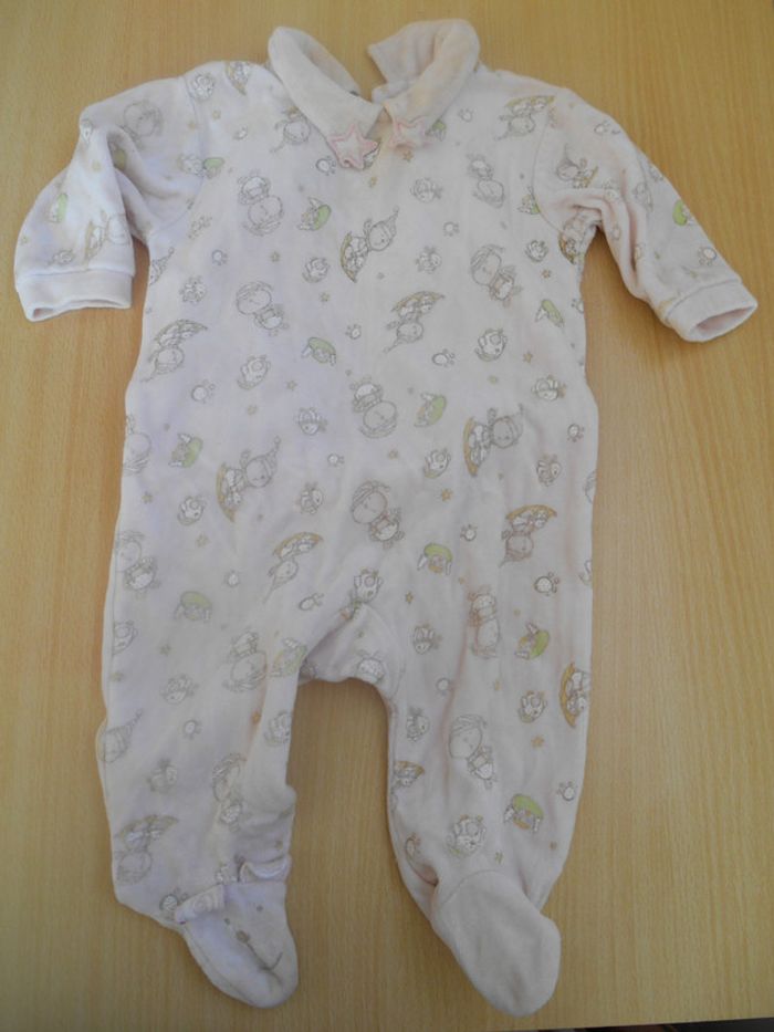 Pyjama fille 3 mois - 60 cm - 1 pièce Kitchoun