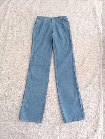 Jean droit vintage clair "N'est-ce pas ?" taille 38/40 - coupe droite Y2K rétro