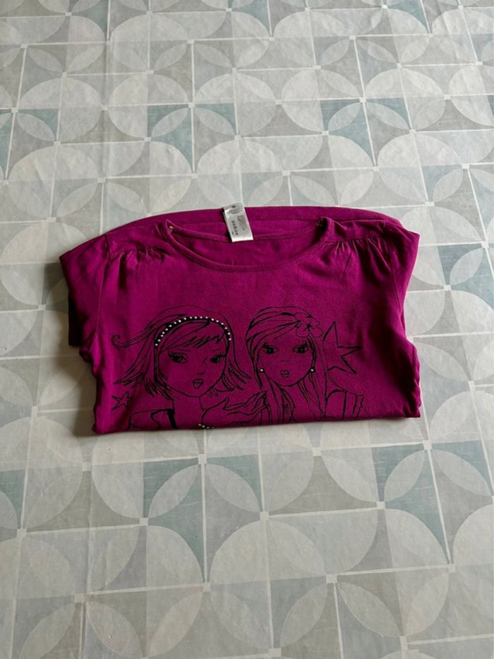 T shirt fille - 9 ans - C&A - en très bon état - photo numéro 3