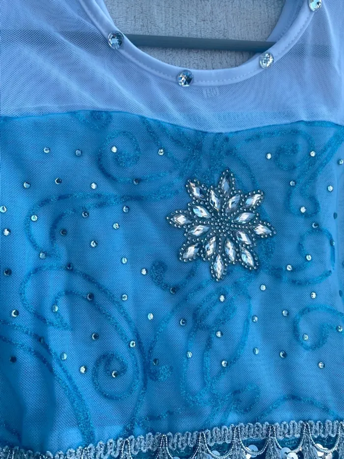 Déguisement Elsa reine des neiges carnaval fête - photo numéro 7