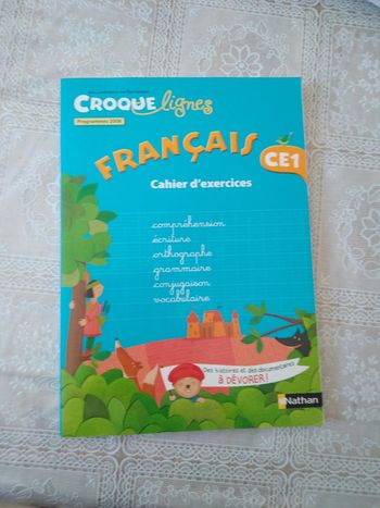 Cahier d'exercices Croque lignes CE1
