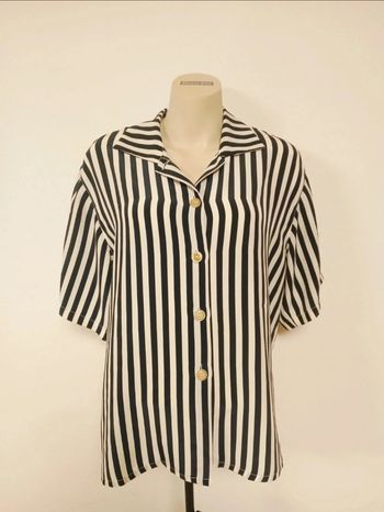 Chemisier à lignes vintage 