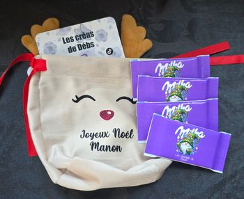 Pochon de noël personnalisables