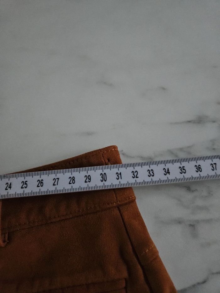 Zara mini jupe en daim XS - photo numéro 7