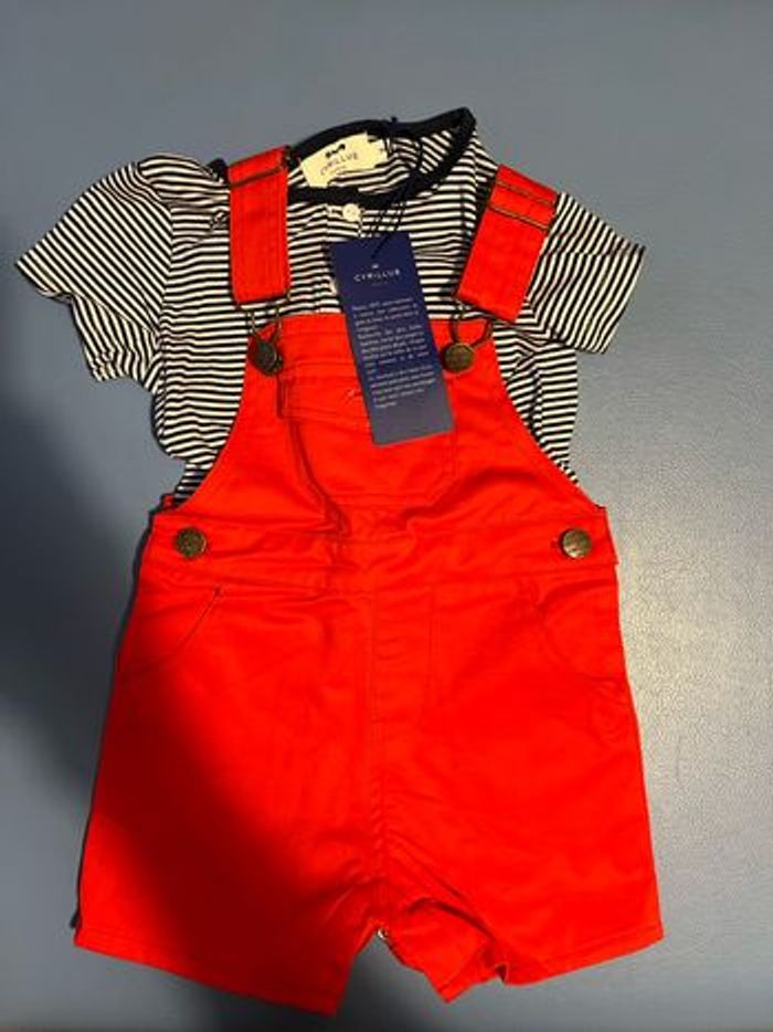 Salopette Cyrillus 9 mois neuve