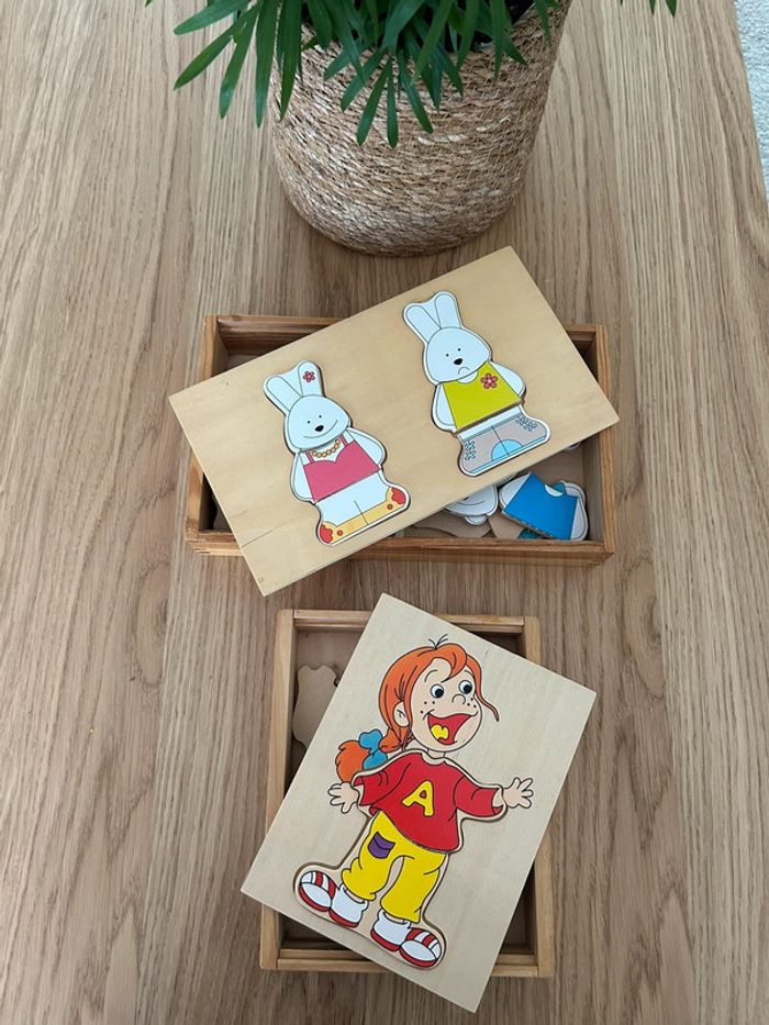 Lot de 2 jeux puzzle