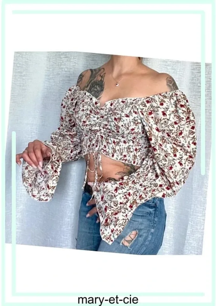 SOLDE - Top peplum taille unique - photo numéro 7