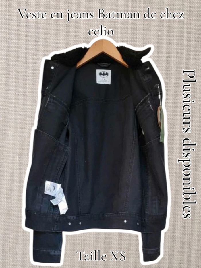 Veste en jean - Batman de chez Celio - Taille XS - Neuf sous blister - photo numéro 5