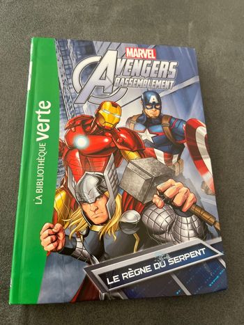 Livre bibliothèque verte avengers Marvel tome 3