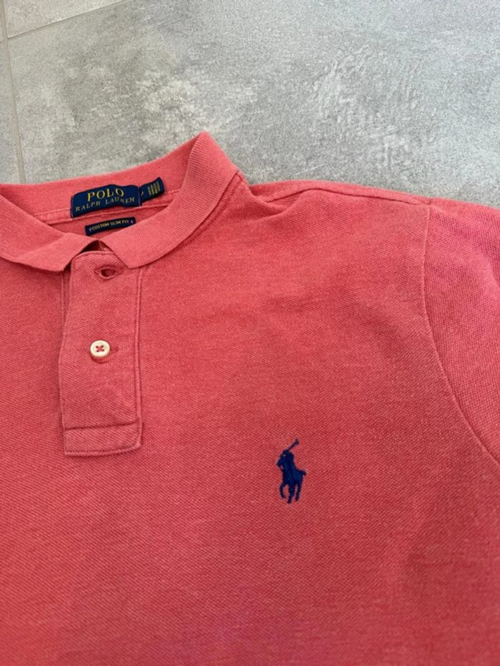 Polo Ralph Lauren corail homme taille M parfait état - photo numéro 4