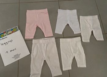 Leggings fille 1 mois