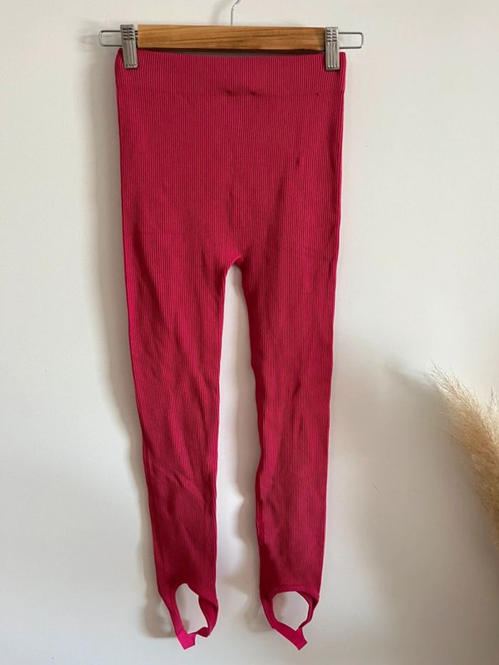 Legging fuseau rose fuschia Zara - photo numéro 4