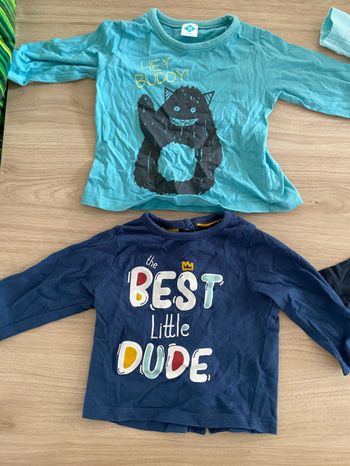 Lot de 2 tee shirt manche longues 3 mois