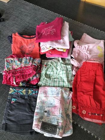 Lot vêtements fille