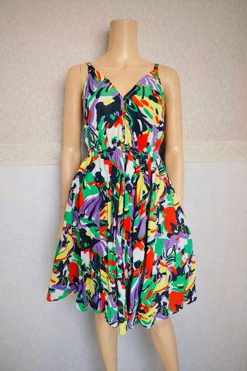 Robe faite main colorée T34/36/38 R*327