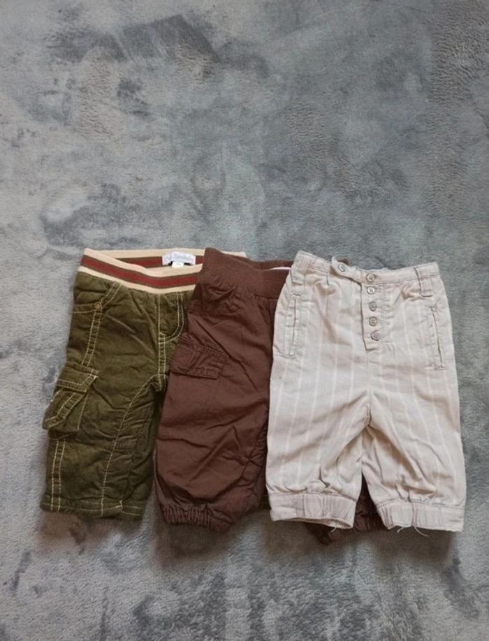 Lot de 3 pantalons 1 mois