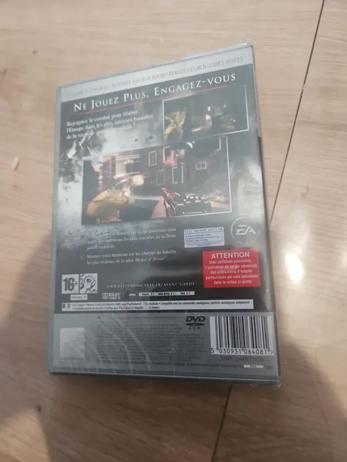 Medal of honnor avant garde ps2 neuf - photo numéro 2