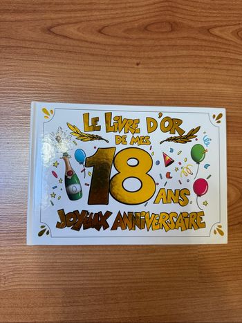 Le livre de mes 18 ans joyeux anniversaire
