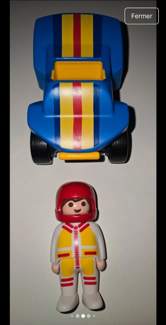 123 playmobil lot de 3 véhicules formule 1, quad et moto - photo numéro 5