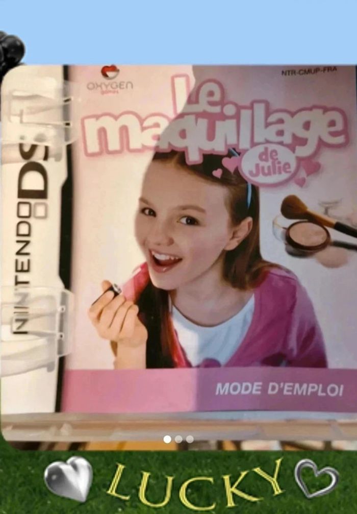 Jeu ds le maquillage de julie avec boite