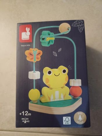 Janod Tropik grenouille looping en bois