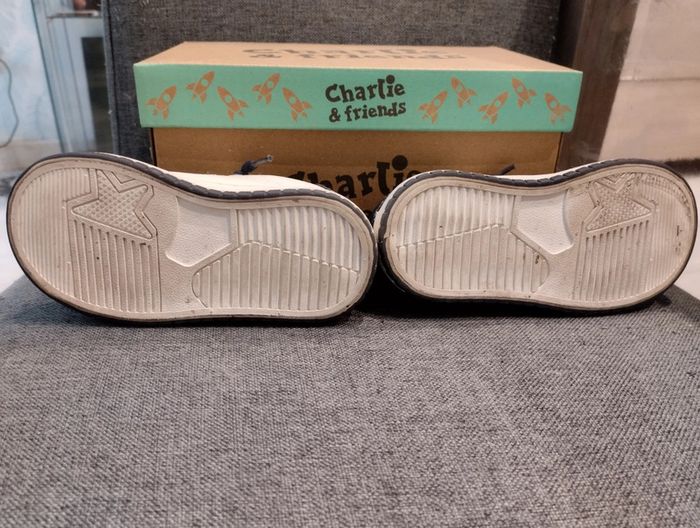 Basket blanche lacets élastiques - photo numéro 7