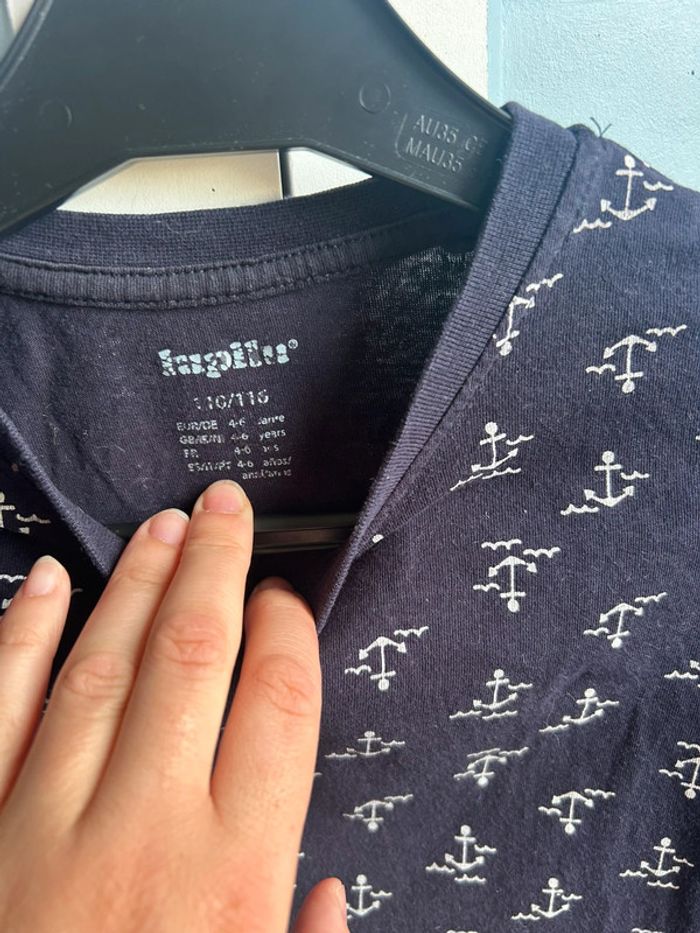 Pyjama fin , motif ancre,4 -6 ans - photo numéro 4