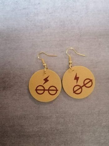 Boucles d'oreilles Harry Potter