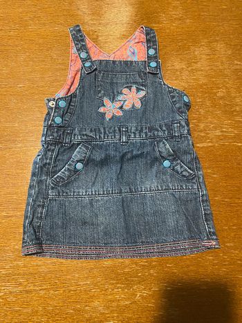 Robe en jean à bretelle