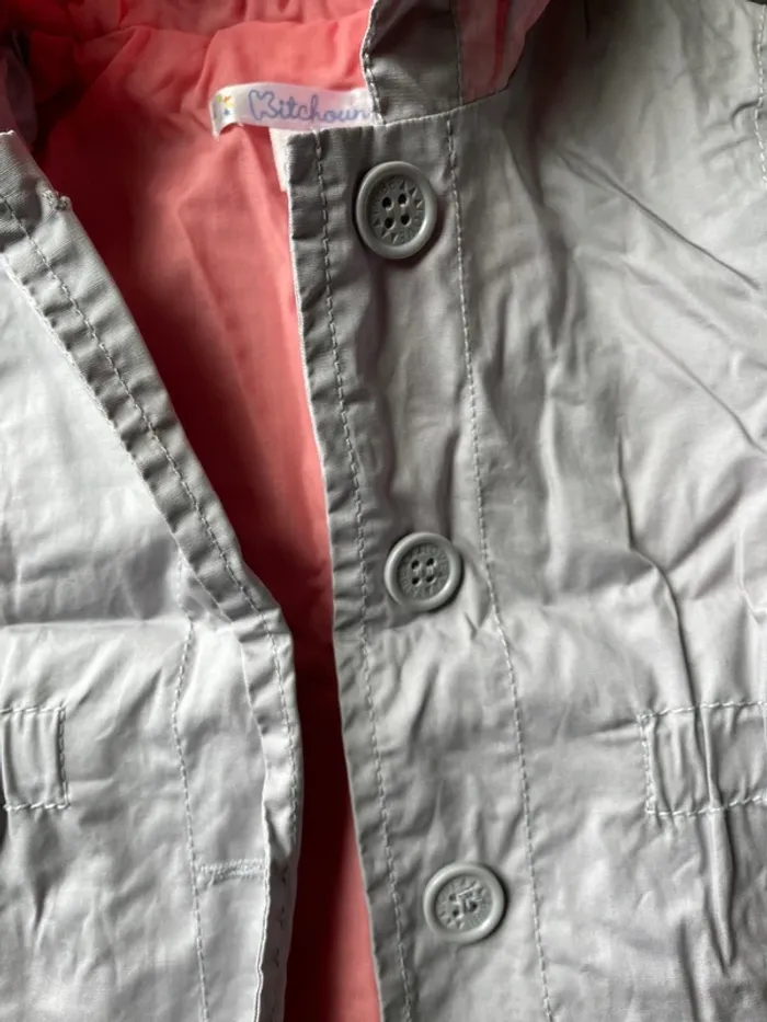 Parka gris rose - photo numéro 4