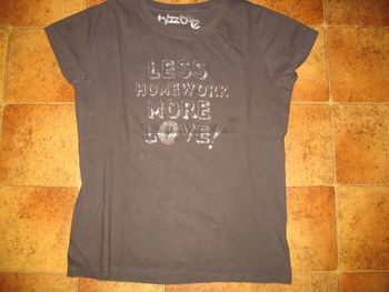 TEE SHIRT MC GRIS ANTHRACITE "BIZZBEE" - TAILLE M - n°04