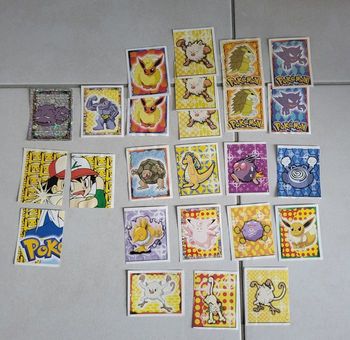 Stickers Pokémon Album Merlin Vintage