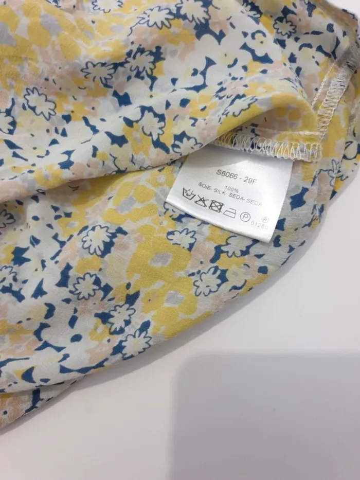 Blouse 100% soie Caroll - photo numéro 4