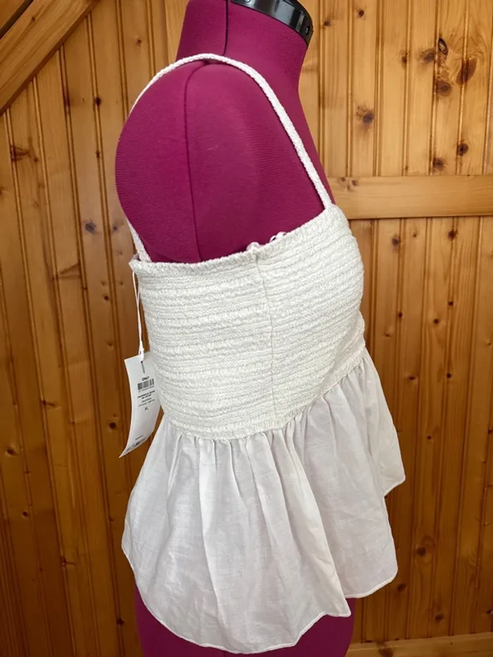 Top only monna cloud dancer  XL - Beige - photo numéro 2