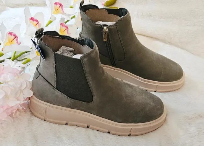 Bottes Bottines Chelsea Cuir Zip Caprice T41
