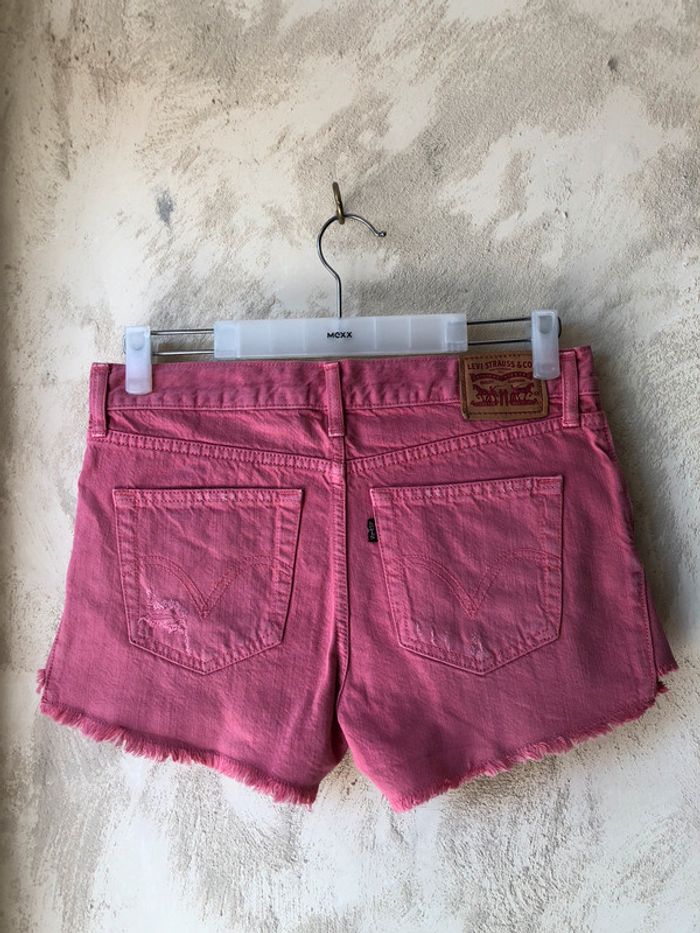 Short en jean corail Lévis W26