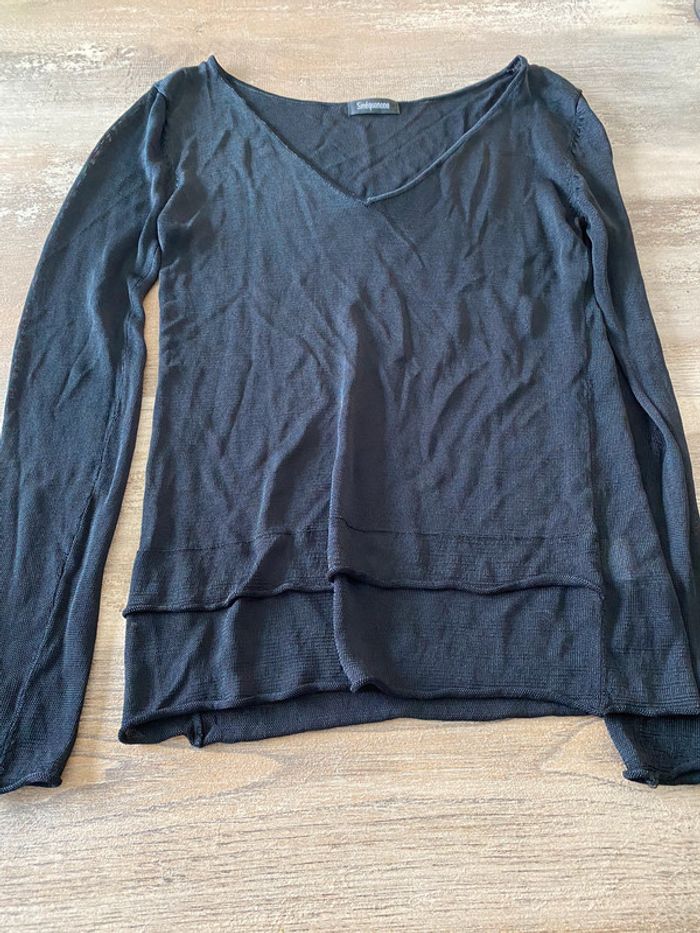 Haut gilet léger mi saison été Sinequanone T 2 ( 36 au 42)