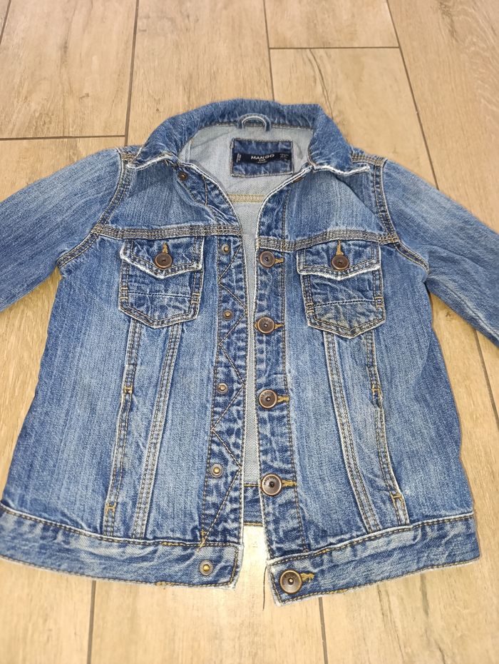 Blouson en jean fille 4,5 ans - photo numéro 2