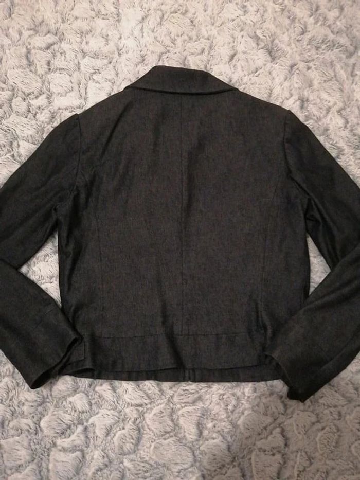 veste Zara Woman bleu taille M - photo numéro 2