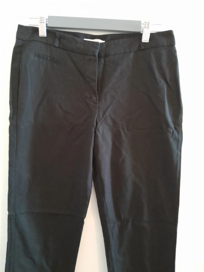 Pantalon femme Taille 38, couleur noir, Marque Camaieu, extensible - photo numéro 2