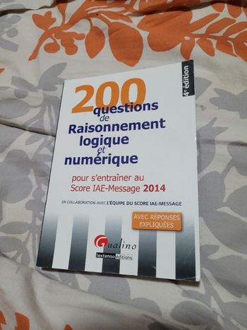 200 questions de raisonnement logique et numerique