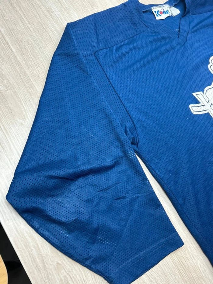 Maillot Hockey Vintage Kobe IGHL The Place To Play Numéro 8 Bleu Marine Y2K - photo numéro 7