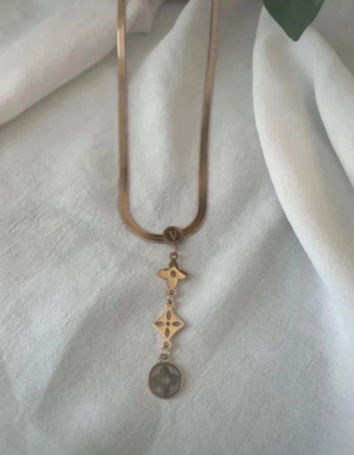 Collier tendance acier inoxydable - photo numéro 4