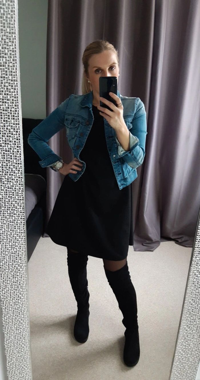 Veste en jean courte