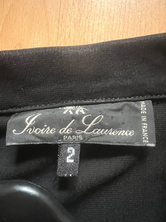 Veste femme noir Ivoire de Laurence taille 2 - photo numéro 3