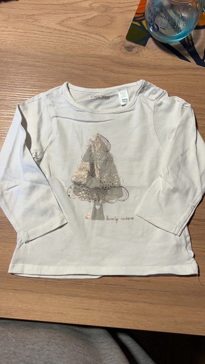 T-shirt manche longue arbre