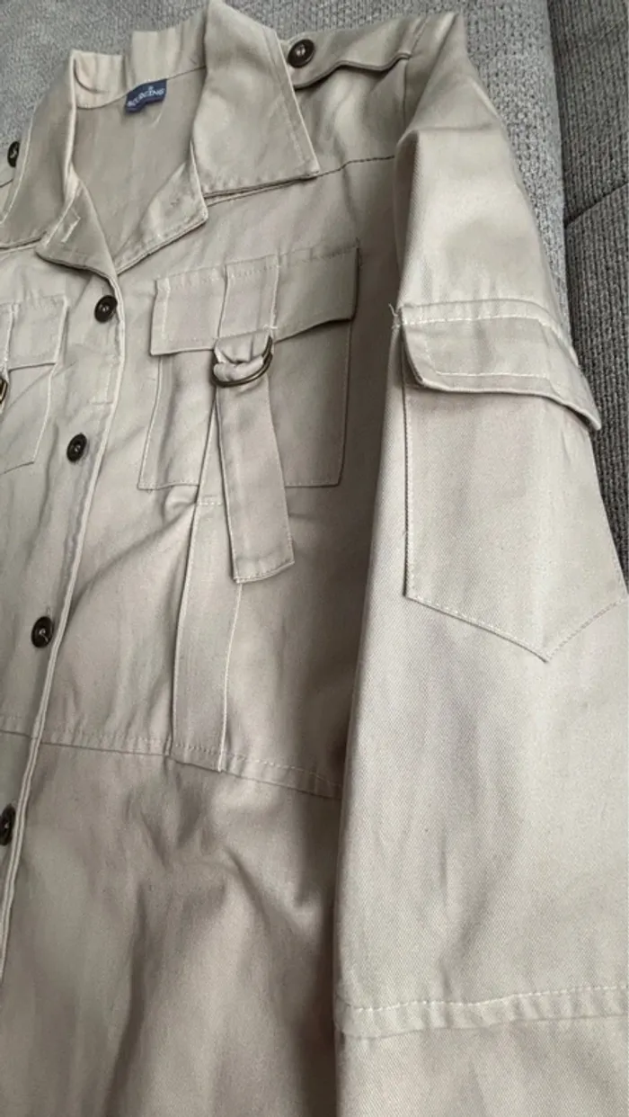 Veste cargo suédine - photo numéro 5