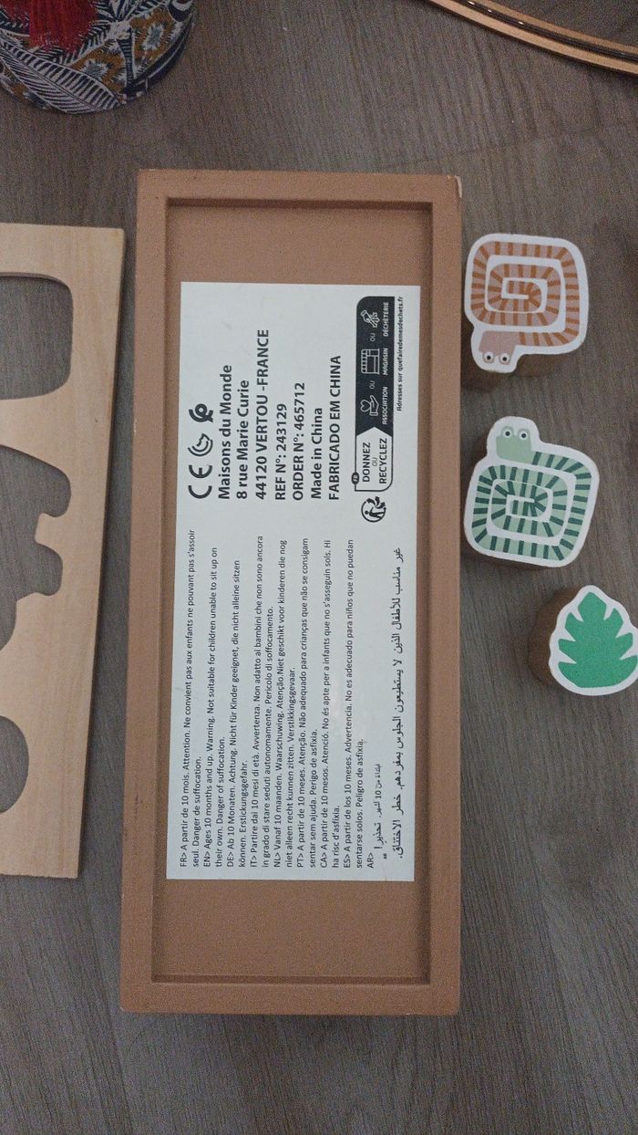 Cube d'éveil en bois 10 mois + - photo numéro 4