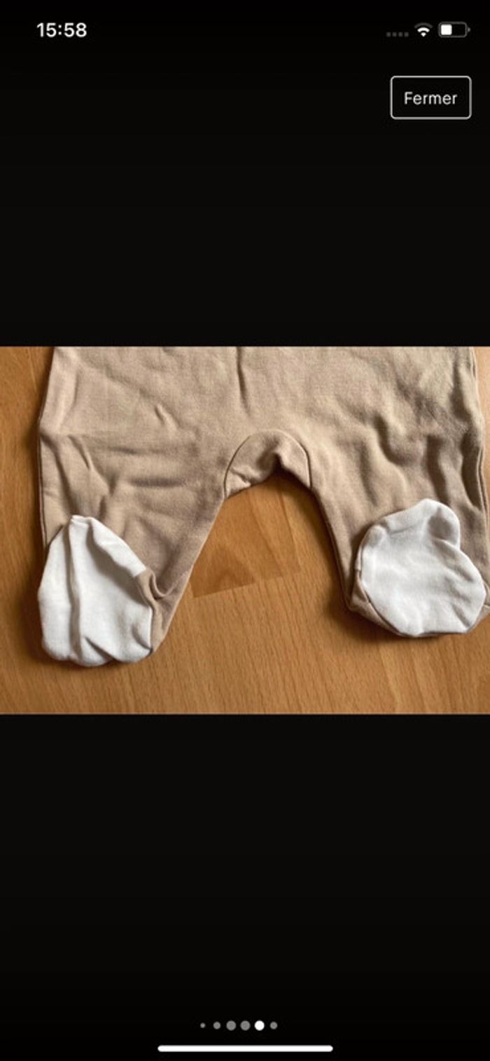 Gros lot de pyjamas/grenouillères d’été T. 1 mois/54 cm garçon TBE - photo numéro 16