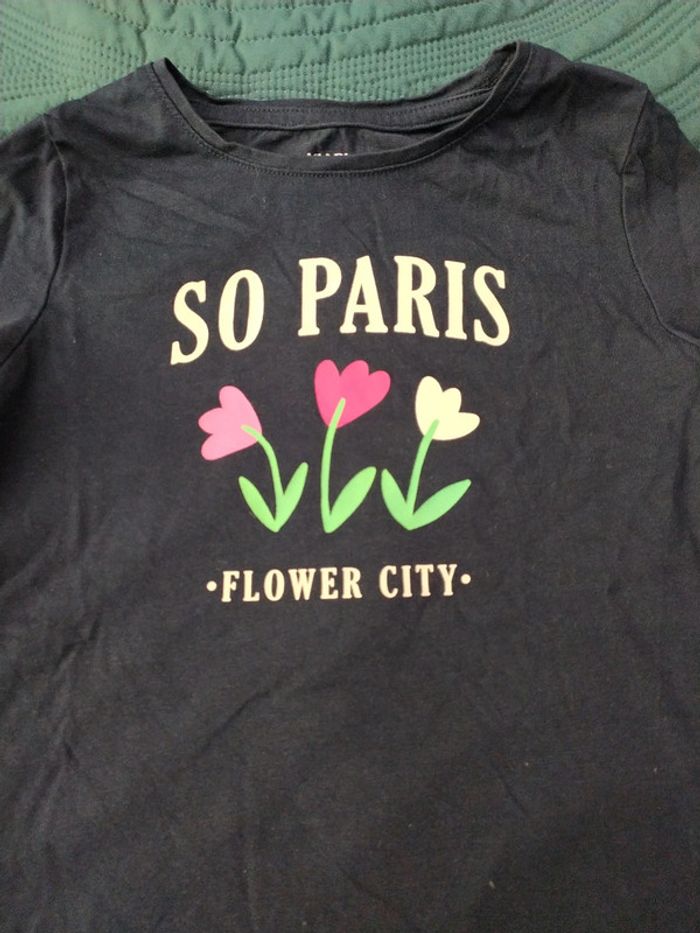 T-shirt bleu Kiabi 8 ans - photo numéro 3